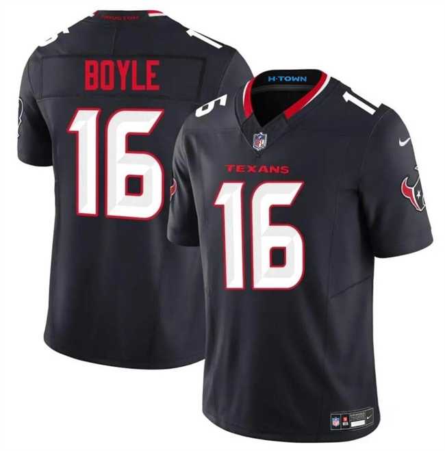 Men & Women & Youth Houston Texans #16 Tim Boyle Navy 2024 Vapor F.U.S.E. Limited Stitched Jersey,We sell and wholesale Men & Women & Youth Houston Texans #16 Tim Boyle Navy 2024 Vapor F.U.S.E. Limited Stitched Jersey on line form chian!